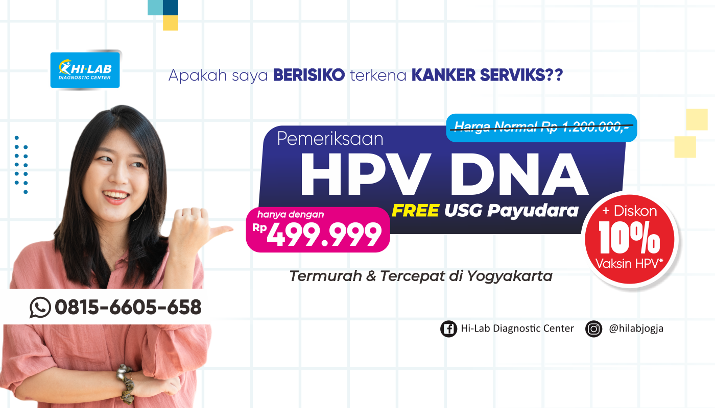 Promo September - Pemeriksaan HPV DNA free USG Payudara