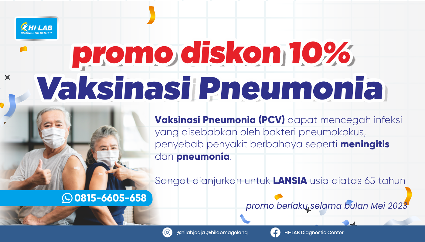 Promo Mei - Vaksinasi Pneumonia